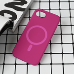 Maska / futrola Magsafe Pure color za iPhone 16e tamno pink.