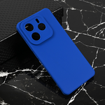 Silikonska maska / futrola Teracell Giulietta za Xiaomi Redmi Note 14 5G mat plava.
