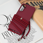 Maska / futrola Crossbody za Samsung A566 Galaxy A56 bordo.