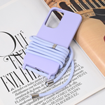 Maska / futrola Crossbody za Samsung S931 Galaxy S25 ljubicasta.