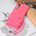 Maska / futrola Crossbody za Samsung A566 Galaxy A56 pink.