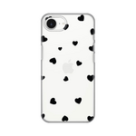Silikonska maska / futrola print ultra tanka za iPhone 16e Hearts.