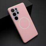 Maska / futrola PASTEL COLOR MagSafe za Samsung S938 Galaxy S25 Ultra 5G roze (MS).