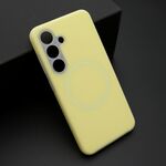 Maska / futrola PASTEL COLOR MagSafe za Samsung S931 Galaxy S25 5G zuta (MS).