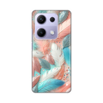 Silikonska maska / futrola print za Xiaomi Redmi Note 14S Pastel Feathers.