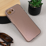 Maska / futrola Sparkle Dust za iPhone 16e roze zlatna.