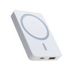 Back Up Baterija MagSafe 22.5W/15W 5000 mAh beli (MS).