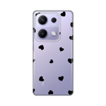 Silikonska maska / futrola print ultra tanka za Xiaomi Redmi Note 14s Hearts.