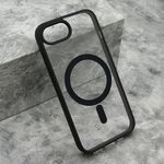Maska / futrola BORDER MagSafe za iPhone 16e crna (MS).