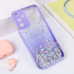 Maska / futrola Frame Glitter za Samsung A156 Galaxy A15 5G ljubicasta.