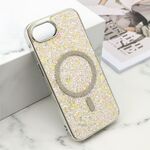 Futrole GLAM GLOW MagSafe za iPhone 16e siva (MS).