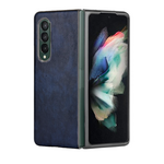 Maska / futrola Leather za Samsung F936B Samsung F936 Galaxy Z Fold 4 plava.