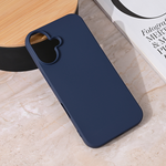 Silikonska maska / futrola Teracell Giulietta za iPhone 16 6.1 mat tamno plava.