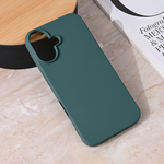 Silikonska maska / futrola Teracell Giulietta za iPhone 16 6.1 mat zelena.