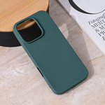 Silikonska maska / futrola Teracell Giulietta za iPhone 16 Pro mat zelena.