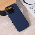 Silikonska maska / futrola Teracell Giulietta za iPhone 16 Pro mat tamno plava.