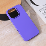 Silikonska maska / futrola Teracell Giulietta za iPhone 16 Pro mat ljubicasta.