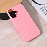 Silikonska maska / futrola Teracell Giulietta za iPhone 16 6.1 mat roze.