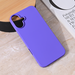 Silikonska maska / futrola Teracell Giulietta za iPhone 16 Plus 6.7 mat ljubicasta.
