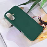 Maska / futrola Teracell Soft Velvet za iPhone 16 6.1 tamno zelena.