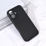 Maska / futrola Carbon fiber za iPhone 16 6.1 crna.