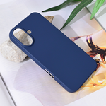 Maska / futrola Teracell Soft Velvet za iPhone 16 6.1 tamno plava.
