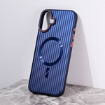 Maska / futrola Magsafe Stripe za iPhone 16 Plus 6.7 plava.