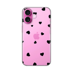 Silikonska maska / futrola print ultra tanka za iPhone 16 6.1 Hearts.