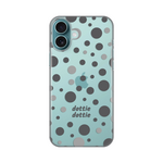 Silikonska maska / futrola print ultra tanka za iPhone 16 Plus 6.7 Dottie Dottie Gray.