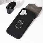 Maska / futrola Hard Ring za iPhone 16 6.1 crna.