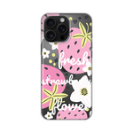 Silikonska maska / futrola print ultra tanka za iPhone 16 Pro Max 6.9 Fresh Pink.