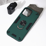 Maska / futrola Hard Ring za iPhone 16 Pro Max 6.9 tamno zelena.