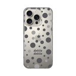 Silikonska maska / futrola print ultra tanka za iPhone 16 Pro Dottie Dottie Gray.