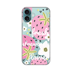 Silikonska maska / futrola print ultra tanka za iPhone 16 Plus 6.7 Fresh Pink.