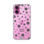 Silikonska maska / futrola print ultra tanka za iPhone 16 6.1 Dottie Dottie Gray.