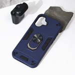 Maska / futrola Hard Ring za iPhone 16 6.1 tamno plava.