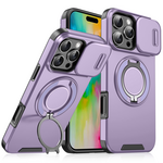 Maska / futrola CamShield Ring stand za iPhone 16 Pro ljubicasta.