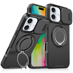 Maska / futrola CamShield Ring stand za iPhone 16 6.1 crna.