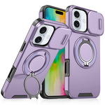 Maska / futrola CamShield Ring stand za iPhone 16 Plus 6.7 ljubicasta.