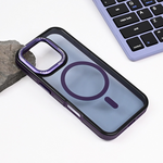 Maska / futrola Magsafe Trendy za iPhone 16 Pro ljubicasta.