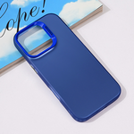 Maska / futrola providna za iPhone 16 Pro plava.