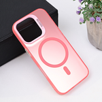 Maska / futrola Magsafe providna za iPhone 16 Pro roze.