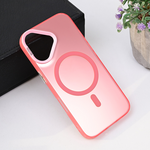 Maska / futrola Magsafe providna za iPhone 16 6.1 roze.