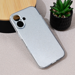 Maska / futrola Sparkle Dust za iPhone 16 6.1 srebrna.