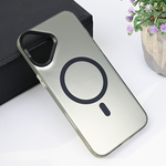 Maska / futrola Magsafe providna za iPhone 16 Plus 6.7 crna.