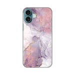 Silikonska maska / futrola print za iPhone 16 Plus 6.7 Pink Marble.