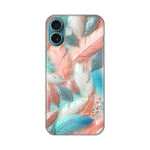 Silikonska maska / futrola print za iPhone 16 Plus 6.7 Pastel Feathers.