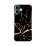 Silikonska maska / futrola print za iPhone 16 Plus 6.7 All crni.