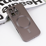 Maska / futrola Magsafe Chrome za iPhone 16 Pro siva.