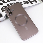 Maska / futrola Magsafe Chrome za iPhone 16 Plus 6.7 siva.